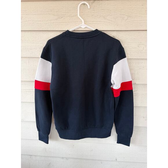 Paris France Colorblock Sweatshirt – Navy White Red – Made in Europe – Size Smal - Picture 4 of 9